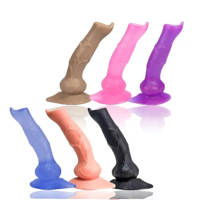 ShhhOb Dog replica dildo 20cm in 6 colours with suction cup Female Sex Toys ShhhOb Dog replica dildo 20cm in 6 colours with suction cup Female Sex Toys