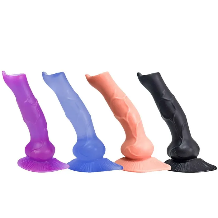 ShhhOb Dog replica dildo 20cm in 6 colours with suction cup Female Sex Toys