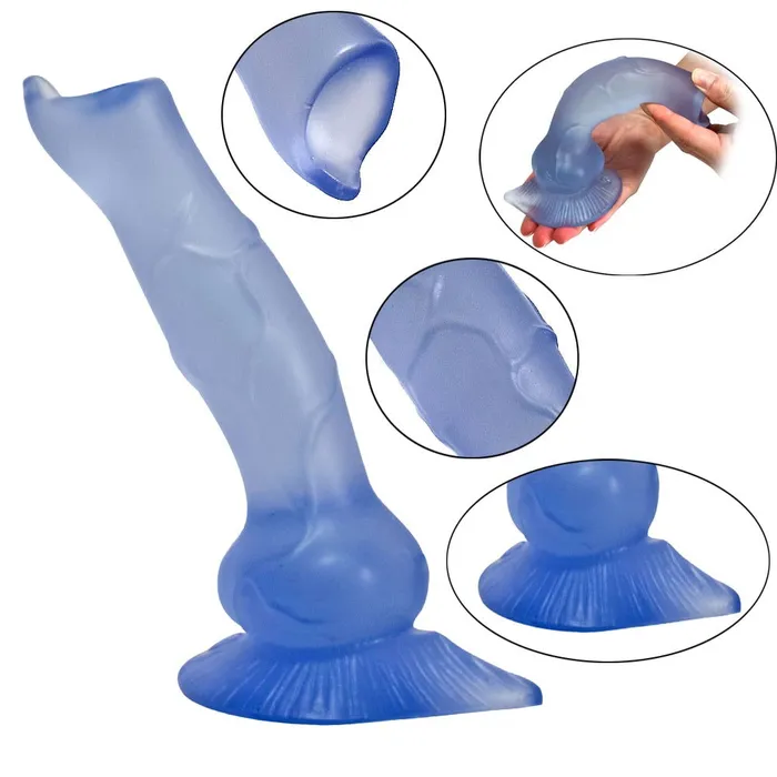 ShhhOb Dog replica dildo 20cm in 6 colours with suction cup Female Sex Toys