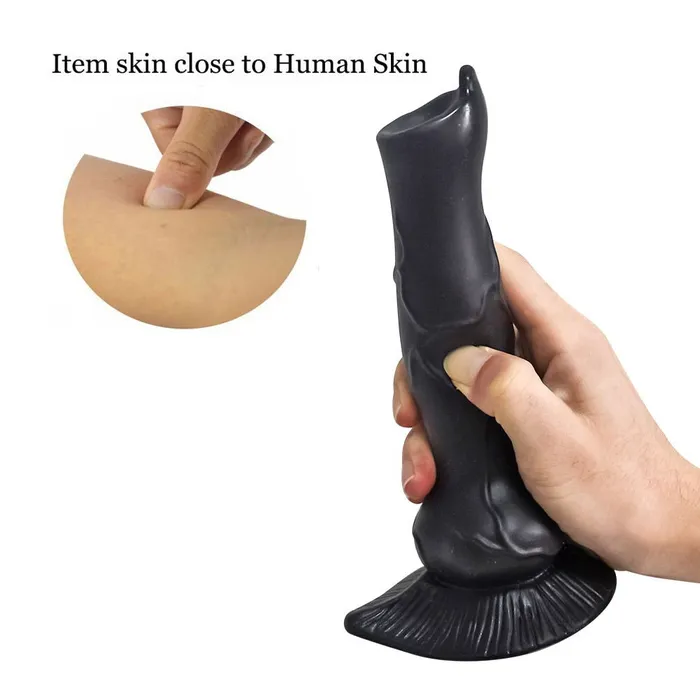 ShhhOb Dog replica dildo 20cm in 6 colours with suction cup Female Sex Toys