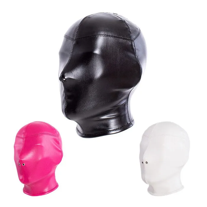 ShhhOb Female Sex Toys Deprivation hoods with lace up rear