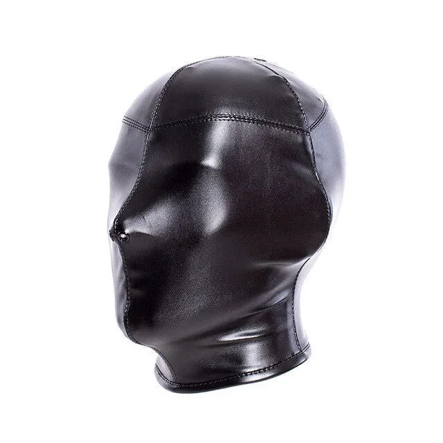ShhhOb Female Sex Toys Deprivation hoods with lace up rear