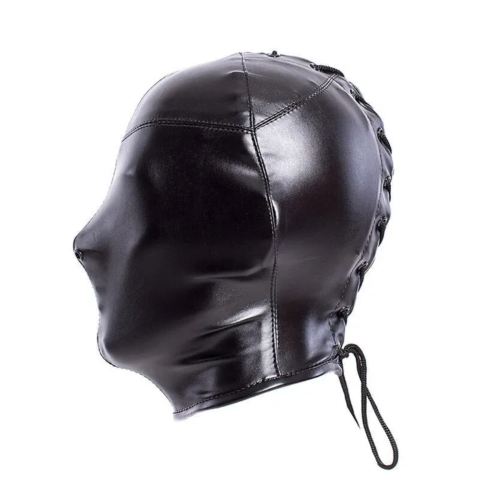 ShhhOb Female Sex Toys Deprivation hoods with lace up rear