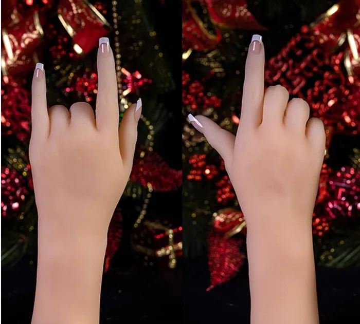 ShhhOb Female Sex Toys Hand fetish female hand wrist pair with positionable fingers