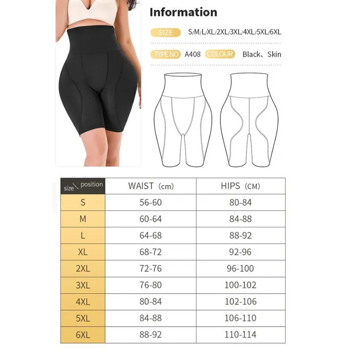 ShhhOb Male Sex Toys Buttocks and hips enhancer set with pants and pads