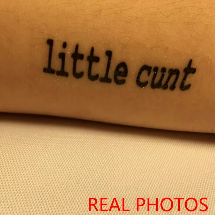 ShhhOb Temporary waterproof tattoos for BDSM slaves Little Cunt Female Sex Toys ShhhOb Temporary waterproof tattoos for BDSM slaves Little Cunt Female Sex Toys