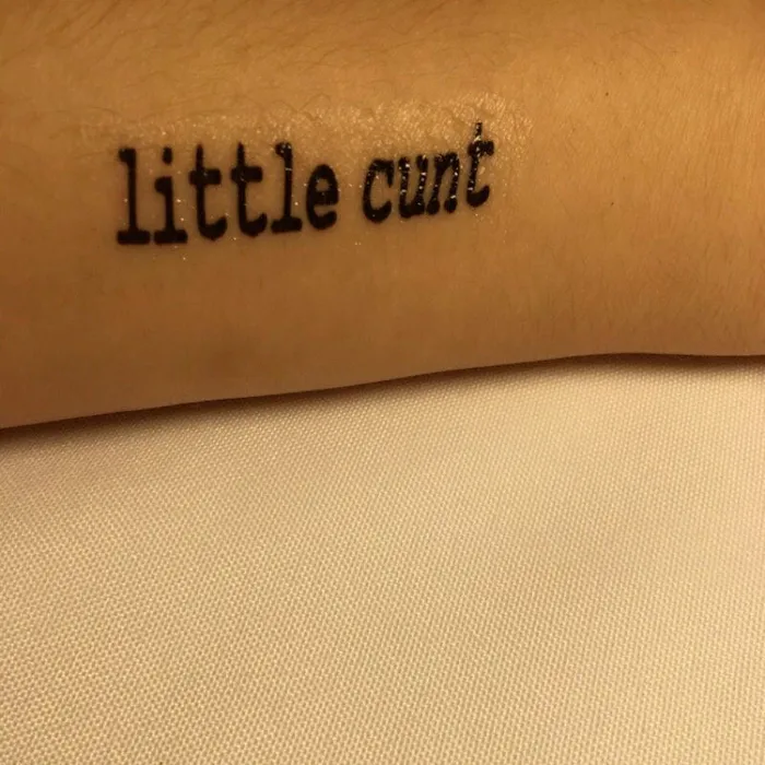 ShhhOb Temporary waterproof tattoos for BDSM slaves Little Cunt Female Sex Toys ShhhOb Temporary waterproof tattoos for BDSM slaves Little Cunt Female Sex Toys