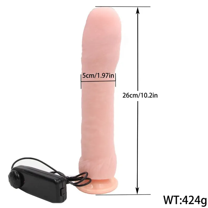 ShhhOb Vibrators Large toy with optional Vibration function 26cm