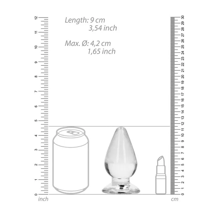 ShhhWndsr Anal REALROCK 115 cm Anal Plug Butt Plug CLEAR ShhhWndsr Anal REALROCK 115 cm Anal Plug Butt Plug CLEAR