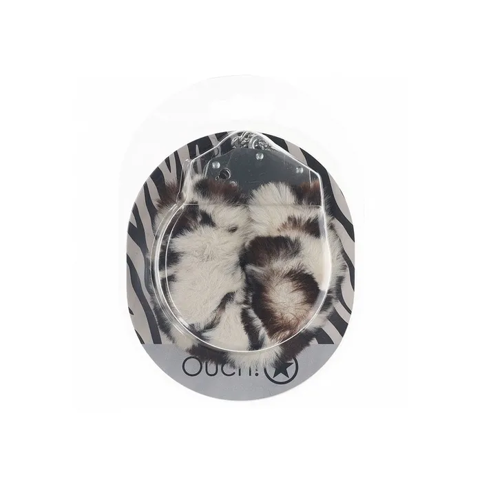 ShhhWndsr Couples OUCH HeavyDuty Fluffy Cuffs Snow Leopard ShhhWndsr Couples OUCH HeavyDuty Fluffy Cuffs Snow Leopard