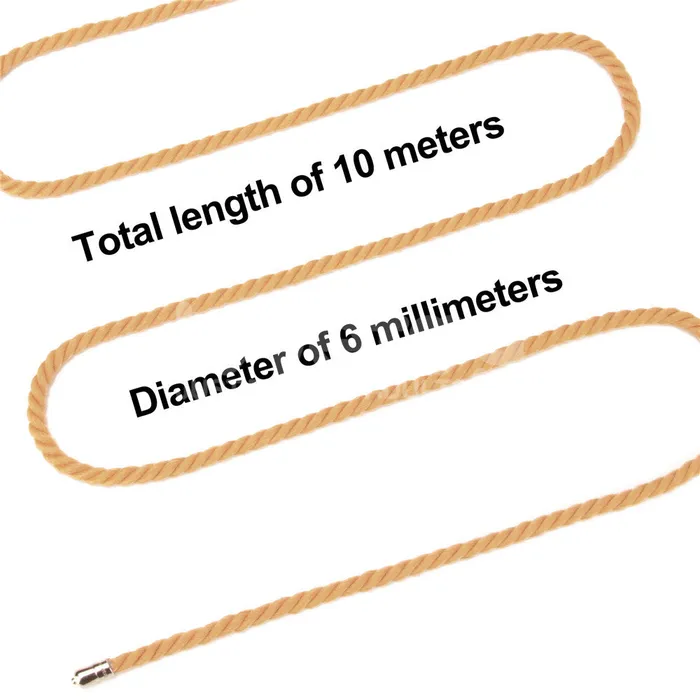 ShhhWndsr Couples Rebellion Reign Natural Knot Bondage Rope 10 metres Tan ShhhWndsr Couples Rebellion Reign Natural Knot Bondage Rope 10 metres Tan