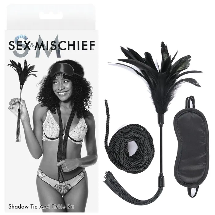 ShhhWndsr Couples Sex Mischief Shadow Tie and Tickle Kit