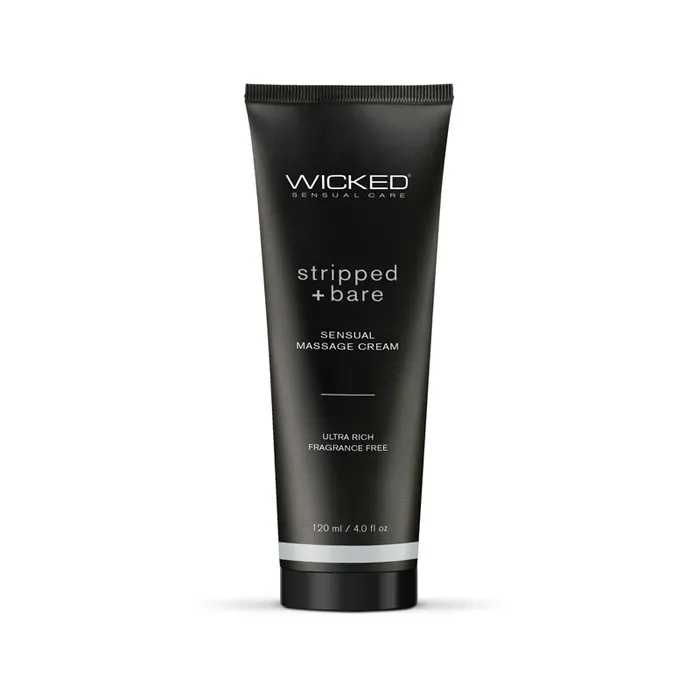 ShhhWndsr Couples Wicked STRIPPED BARE Sensual Massage Cream 120 ml