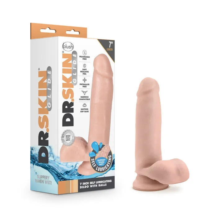 ShhhWndsr Dildos Dr Skin Glide 7 Inch Self Lubricating Dildo 178 cm Dong ShhhWndsr Dildos Dr Skin Glide 7 Inch Self Lubricating Dildo 178 cm Dong