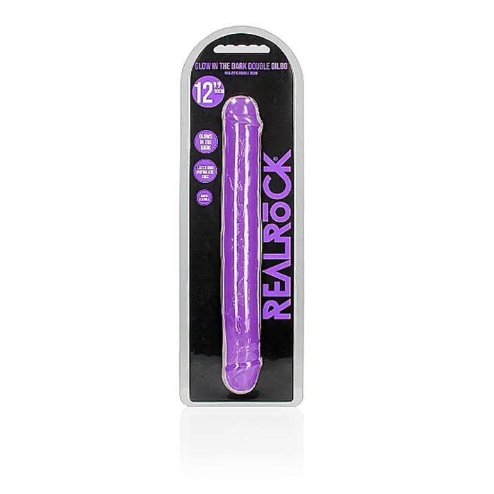 ShhhWndsr Dildos REALROCK 30 cm Double Dong Glow PURPLE GLOW ShhhWndsr Dildos REALROCK 30 cm Double Dong Glow PURPLE GLOW