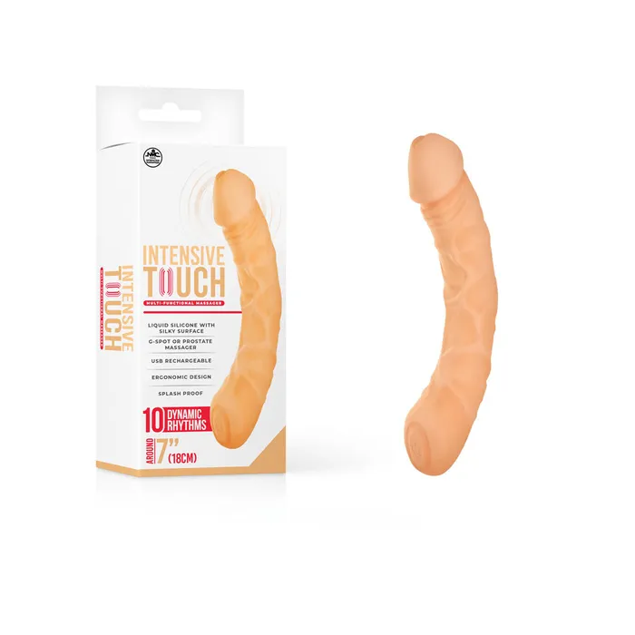 ShhhWndsr Intensive Touch 18cm GSpot Prostate Massager Flesh Vibrators