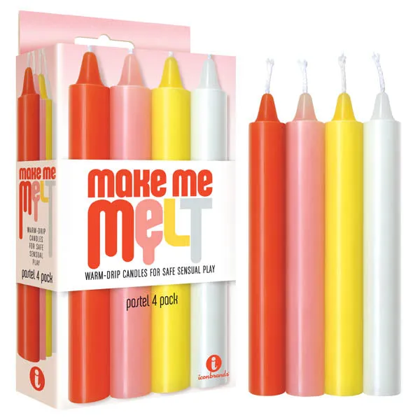 ShhhWndsr Make Me Melt Drip Pastel Drip BDSM Candles 4 Pack Vibrators