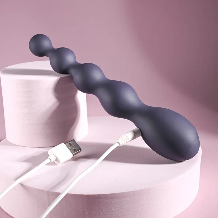 ShhhWndsr Male Sex Toys Zero Tolerance RUMPY BUMPY 175 cm USB Rechargeable Vibrating Anal Beads ShhhWndsr Male Sex Toys Zero Tolerance RUMPY BUMPY 175 cm USB Rechargeable Vibrating Anal Beads