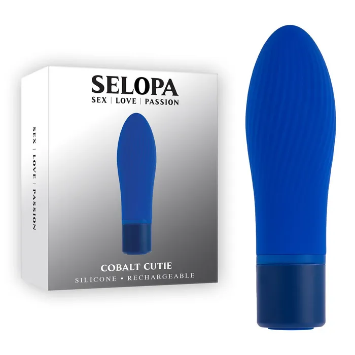 ShhhWndsr Selopa COBALT CUTIE 4 Soft Feel Bullet Blue Vibrators