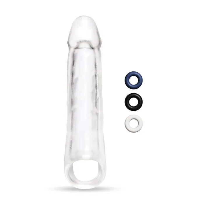 ShhhWndsr Size Up 3 Inch SeeThru Penis Extender with Ball Loop Male Sex Toys ShhhWndsr Size Up 3 Inch SeeThru Penis Extender with Ball Loop Male Sex Toys