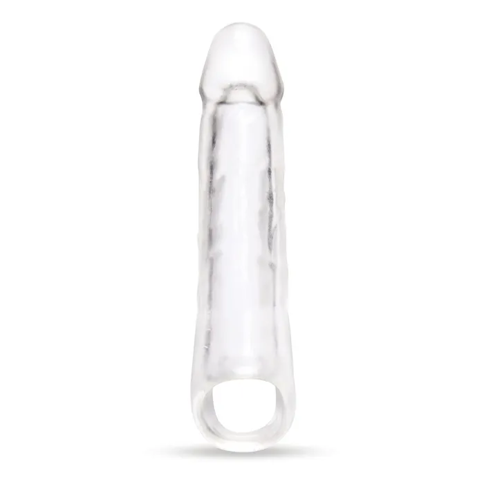 ShhhWndsr Size Up 3 Inch SeeThru Penis Extender with Ball Loop Male Sex Toys ShhhWndsr Size Up 3 Inch SeeThru Penis Extender with Ball Loop Male Sex Toys