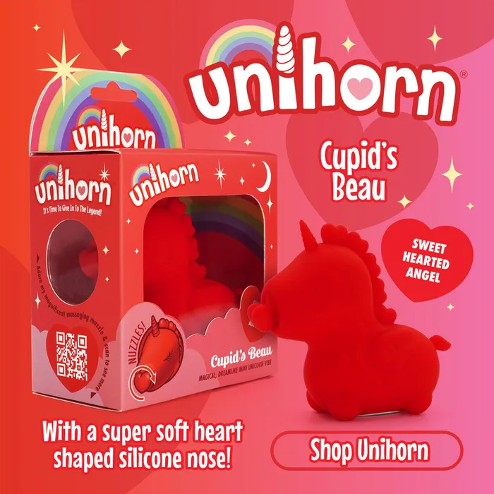 ShhhWndsr Unihorn Cupids Beau USB Rechargeable Heart Nosed Stimulator Female Sex Toys ShhhWndsr Unihorn Cupids Beau USB Rechargeable Heart Nosed Stimulator Female Sex Toys