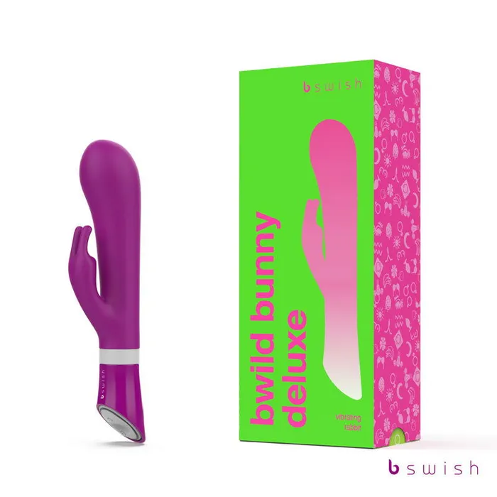 ShhhWndsr Vibrators Bwild Deluxe Bunny Raspberry