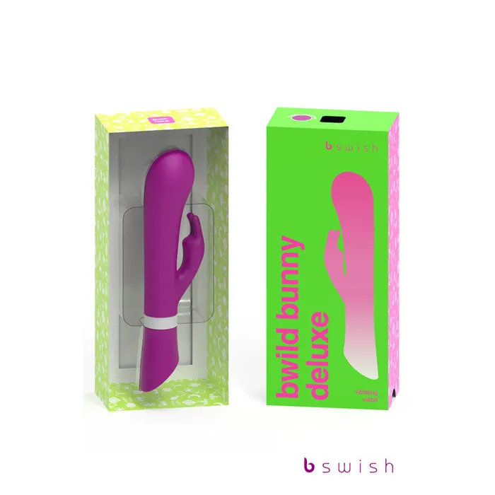 ShhhWndsr Vibrators Bwild Deluxe Bunny Raspberry ShhhWndsr Vibrators Bwild Deluxe Bunny Raspberry