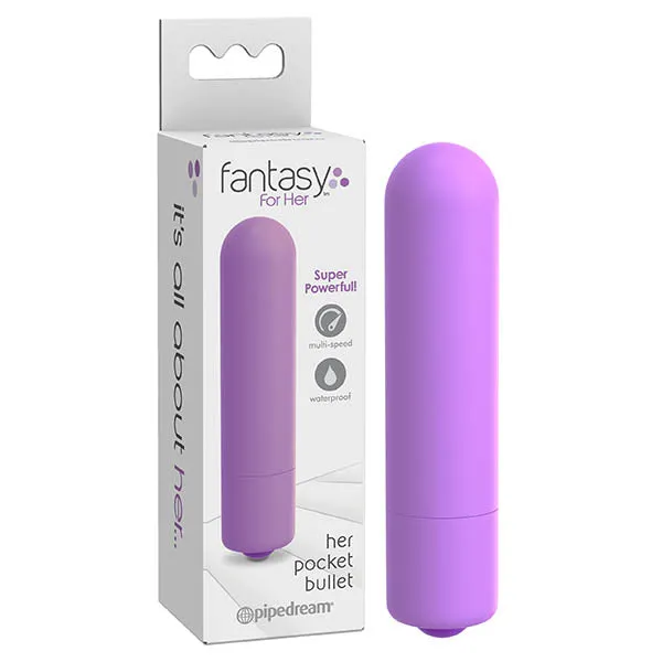 ShhhWndsr Vibrators Fantasy For HerPocket Size Bullet Vibrator Purple
