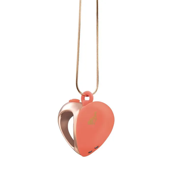 ShhhWndsr Vibrators LAPDANCE Heart Pendant Wearable Necklace Vibrator USB Rechargeable Rose Gold ShhhWndsr Vibrators LAPDANCE Heart Pendant Wearable Necklace Vibrator USB Rechargeable Rose Gold