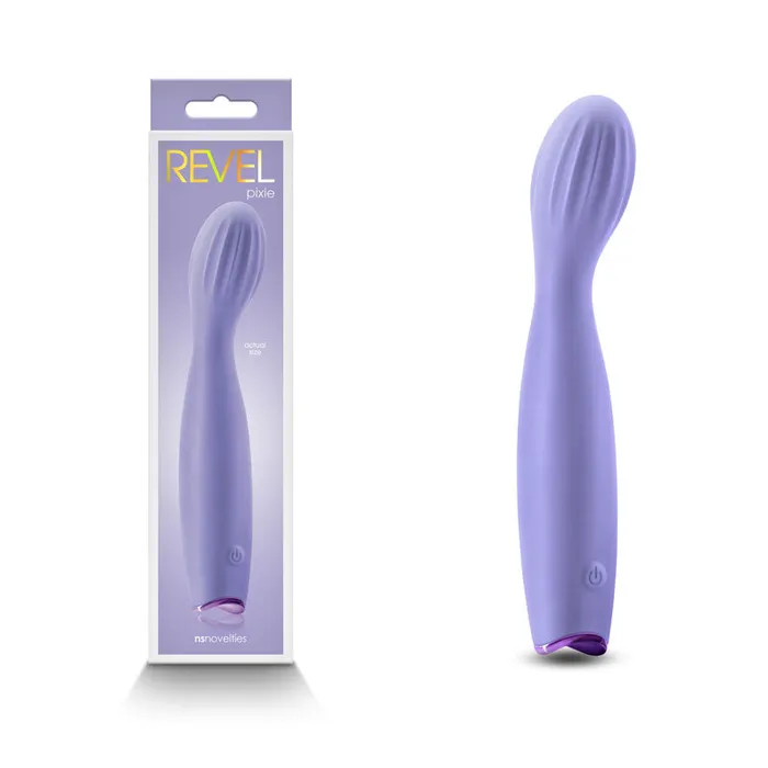ShhhWndsr Vibrators Revel Pixie 173 cm USB Rechargeable G Spot Vibrator Purple ShhhWndsr Vibrators Revel Pixie 173 cm USB Rechargeable G Spot Vibrator Purple