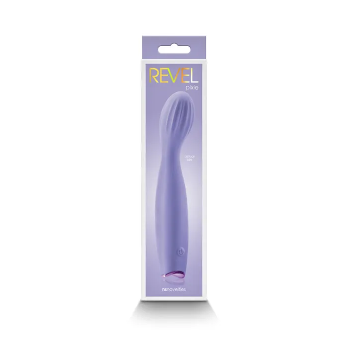 ShhhWndsr Vibrators Revel Pixie 173 cm USB Rechargeable G Spot Vibrator Purple