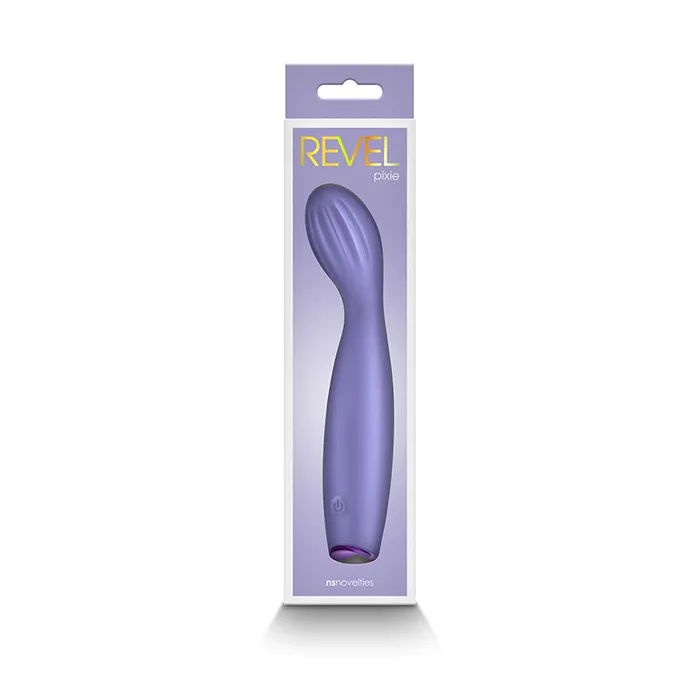 ShhhWndsr Vibrators Revel Pixie 173 cm USB Rechargeable G Spot Vibrator Purple
