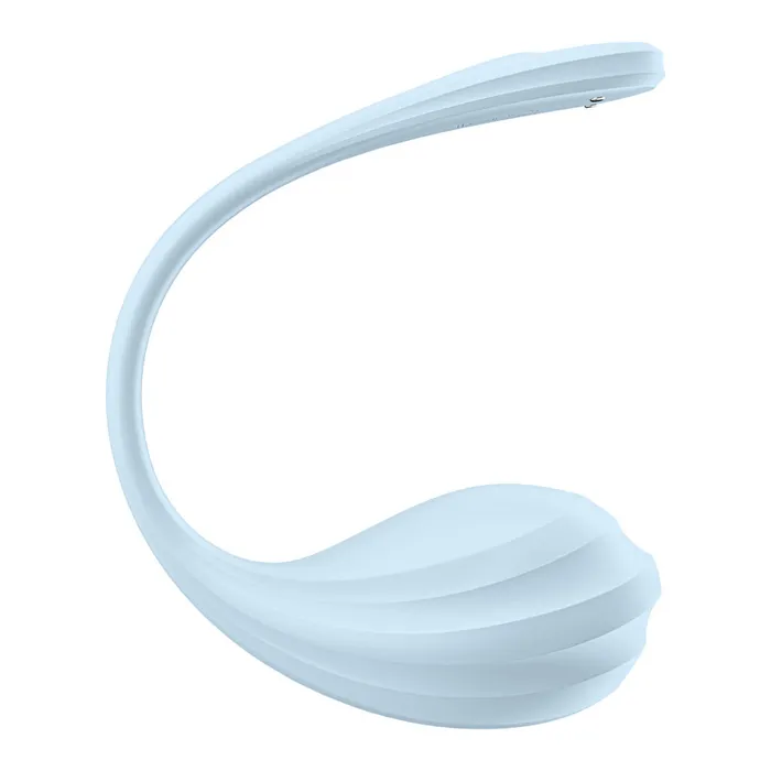 ShhhWndsr Vibrators Satisfyer Smooth Petal Wearable GSpot Vibe Blue