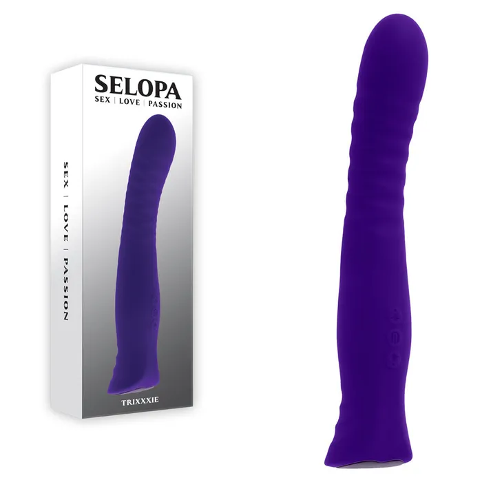 ShhhWndsr Vibrators Selopa TRIXXXIE Flexible Shaft Vibrator Purple