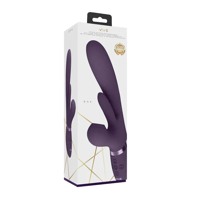 ShhhWndsr Vibrators VIVE Ena Rabbit Vibrator Purple ShhhWndsr Vibrators VIVE Ena Rabbit Vibrator Purple