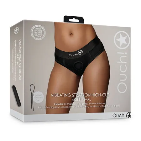 Shots Ouch Vibrating Strap On HighCut Brief Black ML Fairvillacom Female Sex Toys Shots Ouch Vibrating Strap On HighCut Brief Black ML Fairvillacom Female Sex Toys