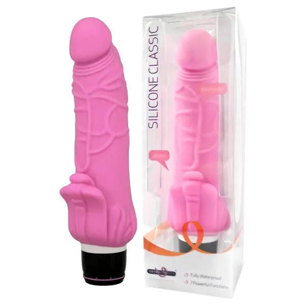 Silicone Classic with Clit Nub Pink ShhhWndsr Vibrators