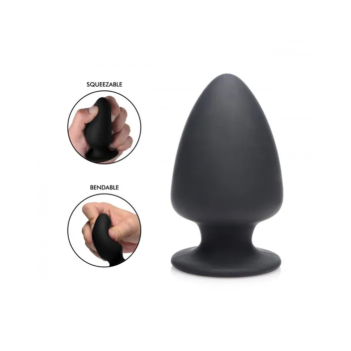 Squeezable Small Anal Plug Black Fairvillacom Anal