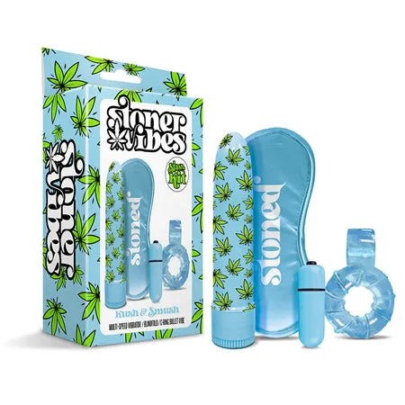 Stoner Vibes Kush Smush Stash Kit Blue Fairvillacom Vibrators