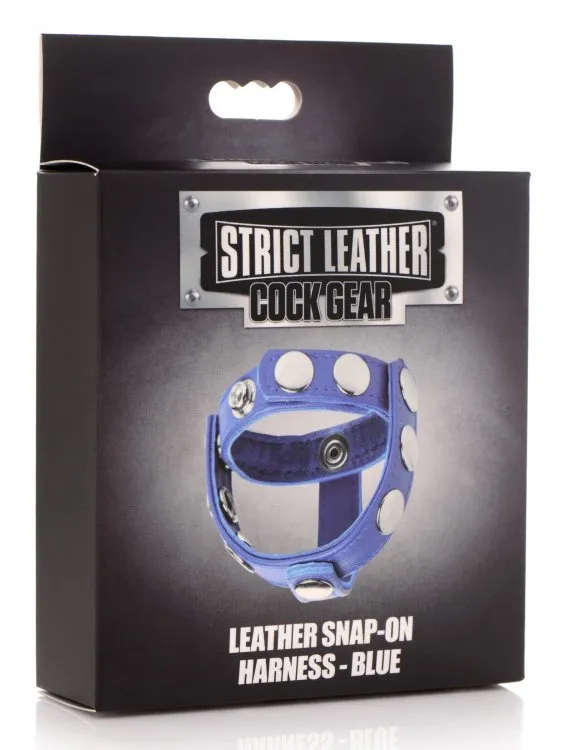 STRICT LEATHER COCK GEAR SNAP ON HARNESS BLUE Fairvillacom Female Sex Toys STRICT LEATHER COCK GEAR SNAP ON HARNESS BLUE Fairvillacom Female Sex Toys
