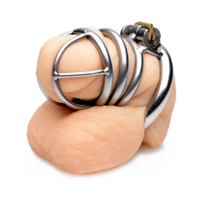 The Pen Deluxe Stainless Steel Locking Chastity Cage Fairvillacom Male Sex Toys The Pen Deluxe Stainless Steel Locking Chastity Cage Fairvillacom Male Sex Toys