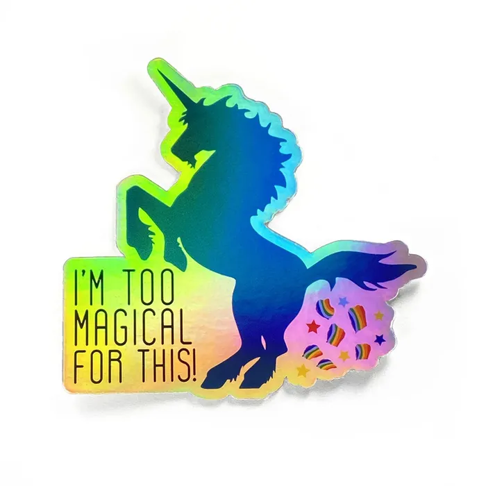 Twisted Wares Too Magical For This Sticker Fairvillacom Anal