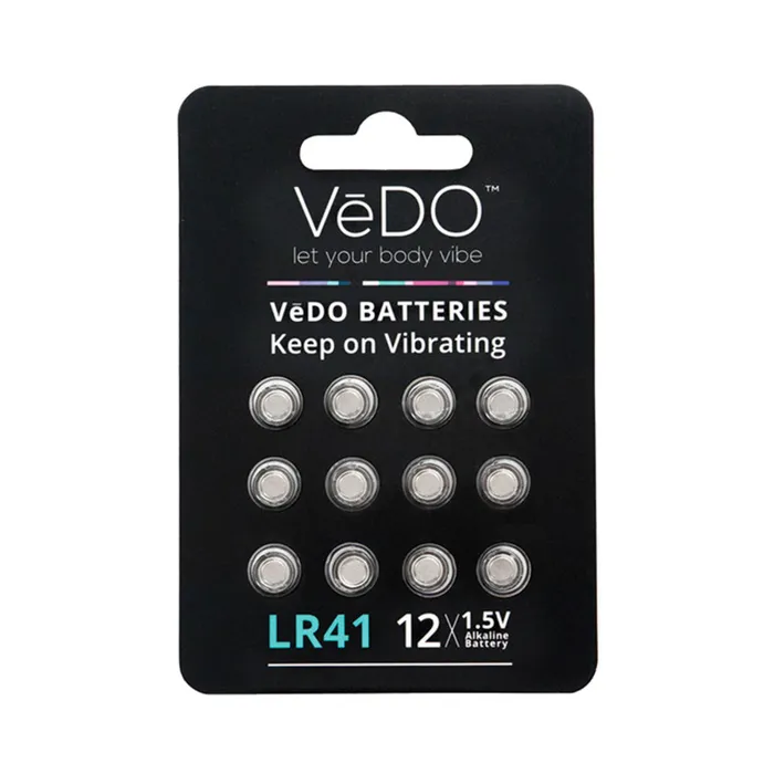 Vedo LR41 Batteries 15 Volt 12 Pack Fairvillacom Vibrators