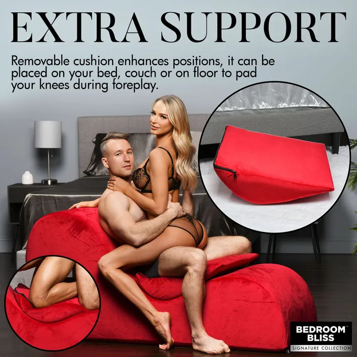 Vibrators Bedroom Bliss Tantra Sex Sofa RED ShhhWndsr