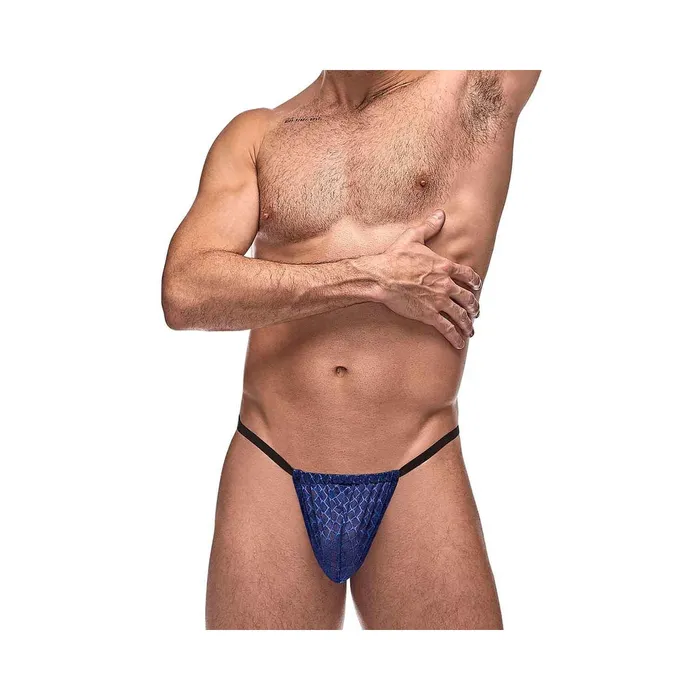 Vibrators Fairvillacom Diamond Mesh Posing Strap Blue OS