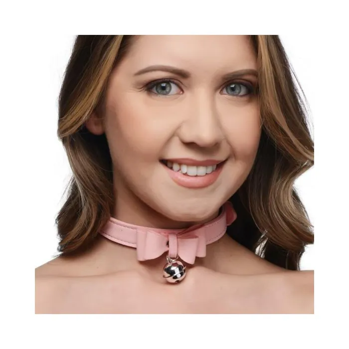 Vibrators Fairvillacom Golden Kitty Cat Bell Collar Pinksilver