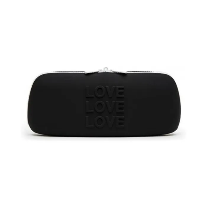 Vibrators Fairvillacom Happy Rabbit Love Storage Zip Bag Medium Black