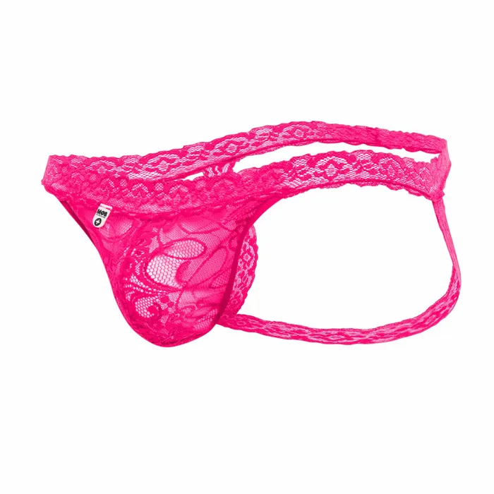 Vibrators Fairvillacom Lace Jockstrap Hot Pink SM