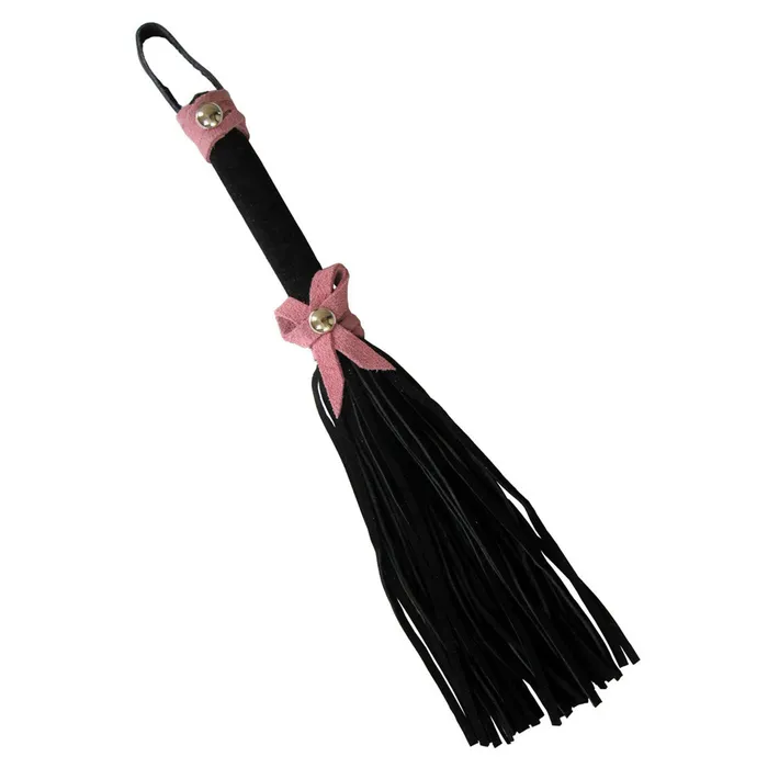 Vibrators Fairvillacom Love Knot Mini Flogger w Bow Black wPink Bow